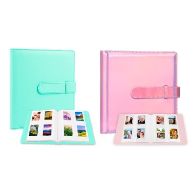 2 Pcs 256 Photos Album for Fujifilm Instax Mini Camera/Polaroid 2x3 Pictures, 2x3 Photo Album Book for Fujifilm Instax Mini 11 9 90 70 40 8 Instant Camera, Polaroid Snap PIC-300 Z2300 Camera