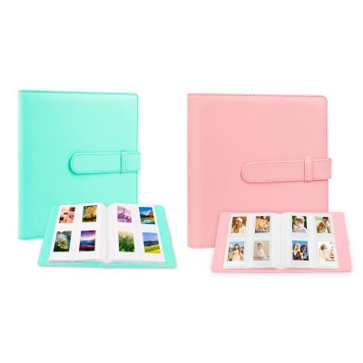 2 Pcs 256 Photos Album for Fujifilm Instax Mini Camera/Polaroid 2x3 Pictures, 2x3 Photo Album Book for Fujifilm Instax Mini 11 9 90 70 40 8 Instant Camera, Polaroid Snap PIC-300 Z2300 Camera