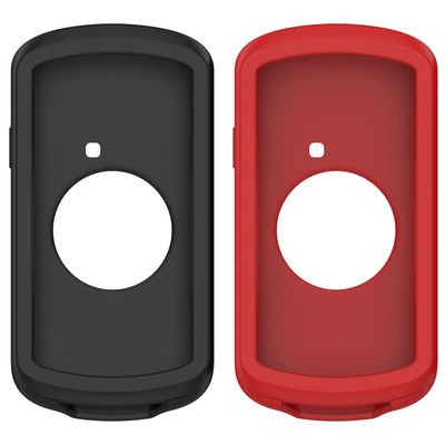 Protector Case Compatible with Garmin Edge 1040 Case Soft Silicone Cover Anti-Scratch Bumper Protective Shell for Garmin Edge 1040 Cover (Black/Red)