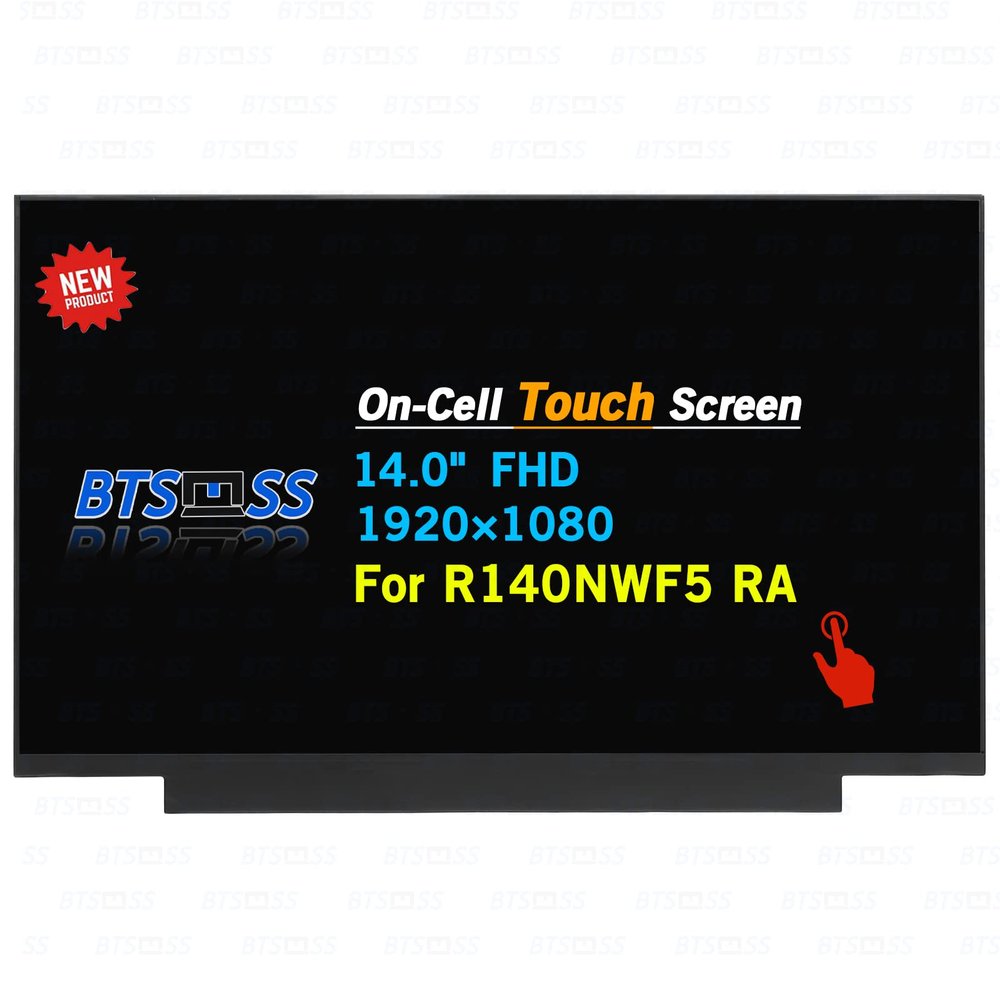 BTSEISS LCD Replacement for Lenovo ThinkPad 5D10T05361 5D10T09611 Display Screen 14.0" FHD 1920x1080 40 Pins (for Touch Version)