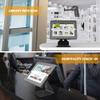 Beelta Tablet POS Stand Compatible with iPad 10.2" Gen 7 8 9th, Heavy Metal Flip Lockable Rotate Swivel Tablet Stand for Desk view 3