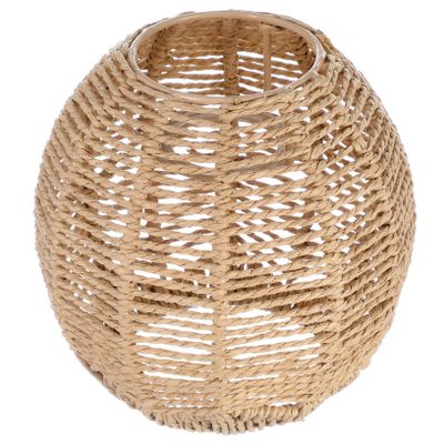 Staircase Chandelier Woven Lampshade Japanese Rattan Design for Home Restaurant Decor Lightweight Easy to Install Random Colors