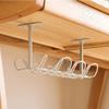 DECHOUS 1set Multi-Functional Cable Organizing Rack Under Desk Wire Management Tray for Power Strips and Cords Durable Iron Construction Easy Installation Tidy Storage for view 2