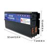Niczu Car Power Inverter, DC 12V 24V 48V 60V 72V to AC 220V Pure Sine Wave Automotive Voltage Converter 2600W 3000W 4000W 5000W Travel Power,4000W-12V view 2