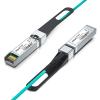 10Gtek 25G SFP28 AOC Cable - 25GBASE Active Optical SFP Cable for Cisco SFP-25G-AOC2M, Ubiquiti UniFi, D-Link, Supermicro, Netgear, Mikrotik, ZTE Devices, 2-Meter view 2