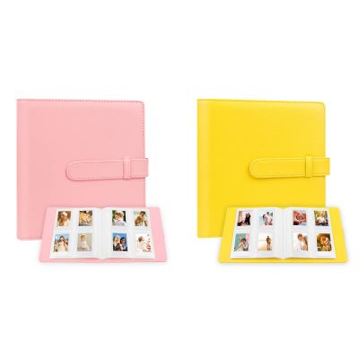 2 Pcs 256 Photos Album for Fujifilm Instax Mini Camera/Polaroid 2x3 Pictures, 2x3 Photo Album Book for Fujifilm Instax Mini 11 9 90 70 40 8 Instant Camera, Polaroid Snap PIC-300 Z2300 Camera