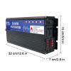 Niczu Car Power Inverter, DC 12V 24V 48V 60V 72V to AC 220V Pure Sine Wave Automotive Voltage Converter 2600W 3000W 4000W 5000W Travel Power,5000W-48V view 2