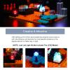 BrickBling Light Kit Compatible with Lego Minecraft The Nether Bastion 21185, LED Lighting Compatible with Lego 21185 (No Model, Only Lights) view 3