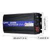 Niczu Car Power Inverter, DC 12V 24V 48V 60V 72V to AC 220V 2600W 3000W 4000W 5000W Pure Sine Wave Automotive Voltage Converter Travel Power,2600W-12V view 2