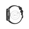Senter Quick Release Soft Rubber Two-Color Replacement Straps for Garmin Fenix 7X / Fenix 6X pro/Fenix 5X Smart Watch (Black Buckle) view 3
