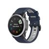 Senter Quick Release Soft Rubber Two-Color Replacement Straps for Garmin Fenix 7X / Fenix 6X pro/Fenix 5X Smart Watch (Black Buckle) view 1