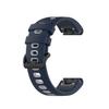 Senter Quick Release Soft Rubber Two-Color Replacement Straps for Garmin Fenix 7X / Fenix 6X pro/Fenix 5X Smart Watch (Black Buckle) view 3