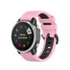 Senter Quick Release Soft Rubber Two-Color Replacement Straps for Garmin Fenix 7 / Fenix 6/Fenix 5 Smart Watch (Black Buckle) view 1