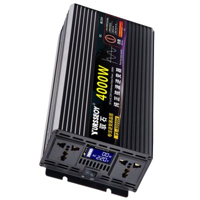Niczu Pure Sine Wave Inverter DC 12V 24V 48V 60V to AC 220V 3500W 4000W 4500W 5500W 6500W 8500W Car Power Voltage Converter for Motorhomes Truck Boat Camping,4000W-24V