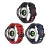 Senter Quick Release Soft Rubber Two-Color Replacement Straps for Garmin Fenix 7X / Fenix 6X pro/Fenix 5X Smart Watch (Black Buckle) view 1