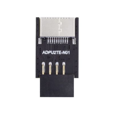xiwai USB 2.0 9Pin 10Pin Mainboard Header Male to USB 3.1 Front Panel Socket Key-A Type-E Extension Adapter