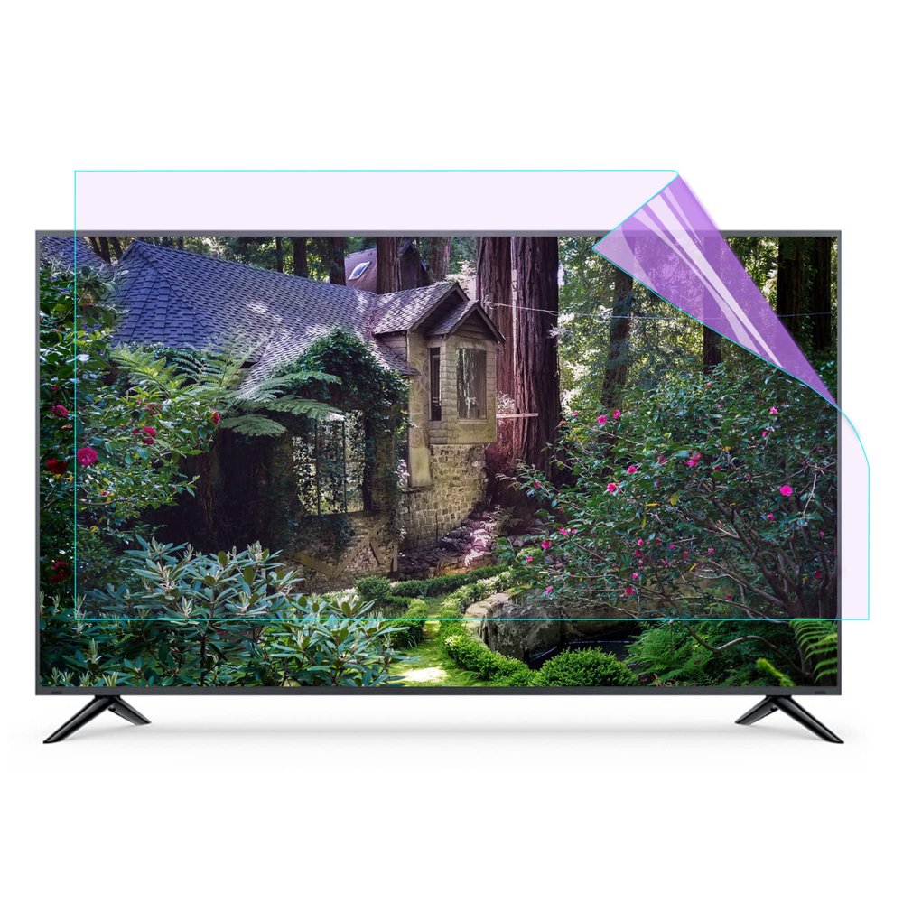 JC JCSKY 32-75 Inch TV Screen Protector, Filter Out Excessive Harmful Blue Light, Matte Anti Reflectivee/Glare Filter Film, for LCD, LED, 4k OLED & QLED HDTV / 46in 1017x570mm