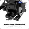 Fotopro Video Fluid Head Pan Tilt Head with Quick Release Plate and Adjustable Handle Max Load 6.61lbs 3kg for Compact Camcorders DSLR Camera Black view 4