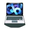 iPad Pro11'' 2021 2020 2018 Keyboard Cover 360Rotatable Vertical Touchpad 3 in 1 Detachable Bluetooth Keyboard Color Key Transparent Back Cover with Pencil Holder(iPad Pro11, Dark Green) view 3