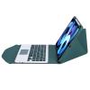 iPad Pro11'' 2021 2020 2018 Keyboard Cover 360Rotatable Vertical Touchpad 3 in 1 Detachable Bluetooth Keyboard Color Key Transparent Back Cover with Pencil Holder(iPad Pro11, Dark Green) view 4