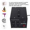 Voltage Converter Transformer Red Copper Coil Power Transformer Heavy Duty Boost Voltage Converter 3000W(US Plug) view 2
