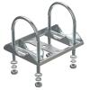 Aimeboost Stainless Steel Anti Vibration Universal Antenna Mount Coaxial Pipe (Pole) Adapter for Starlink Clamp V Jaw Bracket Accessories Works with Starlink Antenna Weather Stations etc. view 1