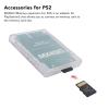 Acogedor MX4SIO SIO2SD SD Card Adapter for PS2, Memory Card Expansion for SIO Replacement Memory Card Reader for PS2 Fat Console(Transparent White) view 4