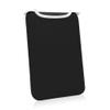BoxWave Case Compatible with iBall Spirit V2 - SlipSuit, Soft Slim Neoprene Pouch Protective Case Cover - Jet Black/Charcoal Grey (Reversible) view 3