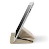 BoxWave Case Compatible with BSI Computer RuggON PM-311B - Velvet Pouch Stand, Velour Slip Sleeve Built-in Foldable Kickstand - Tan view 3