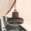 TOTRAVE Portable USB Tripod Fan Outdoor Camping Lighting Fan Multifunctional Rechargeable Mini Ceiling Fan for Home Desktop Tent,White view 2