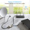 BlueRigger 2-Way Coaxial Cable Splitter (RG6 Two Way Mini Diplexer, F-type, 2.3GHZ 5-2300MHz) Digital Signal Female Coax Splitter - Works with Satellite, Antenna, HDTV, Amplifier, Cable TV, Dish, CATV view 2