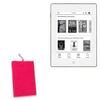BoxWave Case Compatible with Barnes & Noble Nook GlowLight Plus (2015 Edition 6 in) - Velvet Pouch, Soft Velour Fabric Bag Sleeve with Drawstring - Cosmo Pink view 1