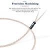 0.78mm 2Pin 5N OFC Copper+Graphene Earphone Replacement Cables for Audeze iSINE20 LCDi3 LCDi4 64audio A12t U12t DUNU SA6 SA3 DM480 UM 3DT MEXT 2HT Oriolus Blessing2 KXXS (4.4mm Plug, 0.78mm 2Pin) view 3