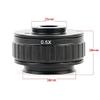 Lab Microscope Slides 7-45X Zoom Simul-Focal Trinocular Stereo Microscope Head 0.5X CTV Camera Focus Adapter WF10X/20 Eyepiece Microscope Parts (Color : 25mm Focus Holder) view 3