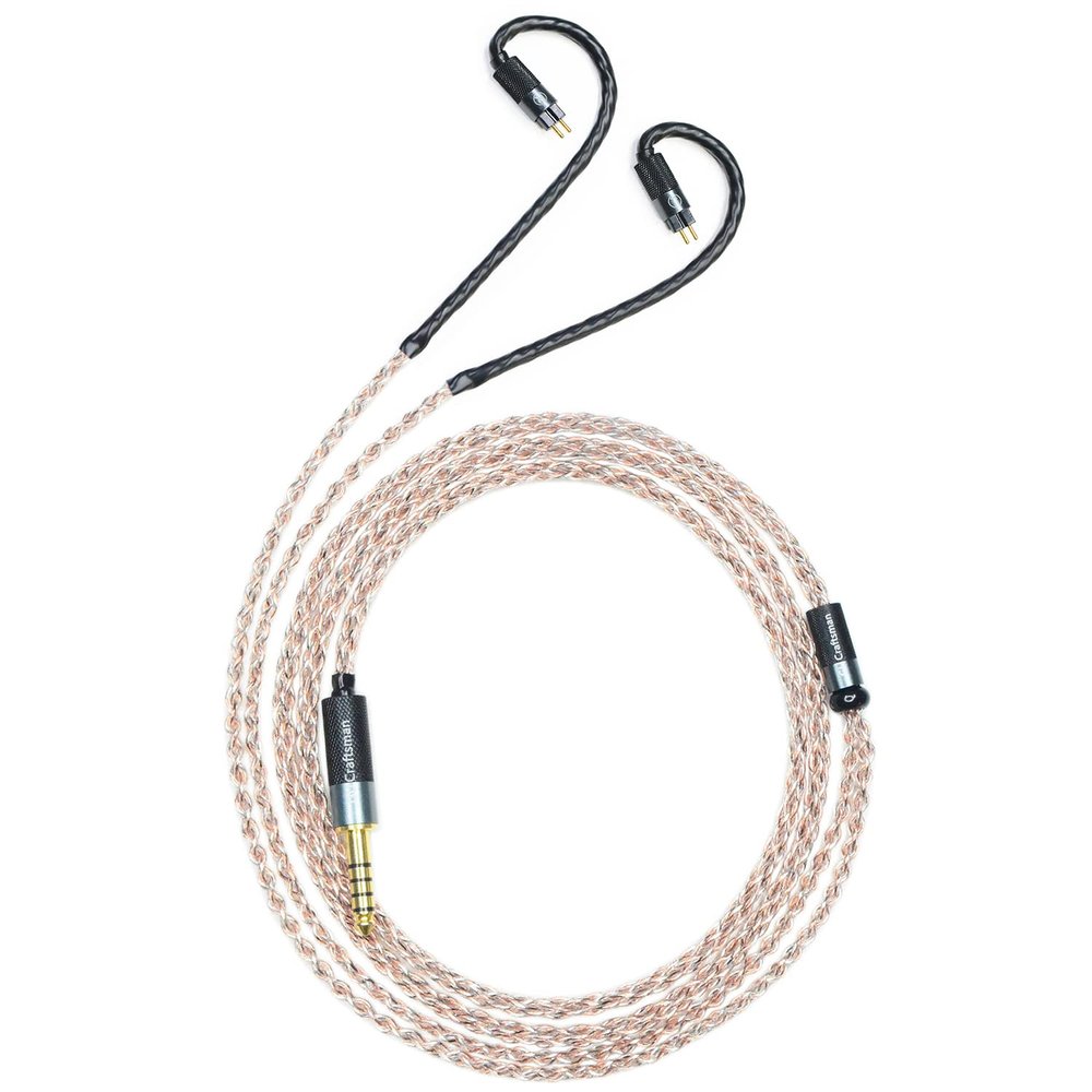 0.78mm 2Pin 5N OFC Copper+Graphene Earphone Replacement Cables for Audeze iSINE20 LCDi3 LCDi4 64audio A12t U12t DUNU SA6 SA3 DM480 UM 3DT MEXT 2HT Oriolus Blessing2 KXXS (3.5mm Plug, 0.78mm 2Pin)