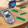 3 Pack Equivalent Letra Tag Refills 91334 12mm x 4m (1/2" x 13') Plastic LT Label Tape Black on Green Compatible with Dymo Letra Tag Plus LT-100T LT-100H LT-110T QX50 Label Maker view 3