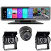 Agricameras Remote Live Streaming 1-4CH Dash Camera System, View cams from Anywhere in The World, 4G,WiFi,GPS,Night Vision,Front,Side,Rear Viewing Cameras, Loop Recording, G-Sensor (Black 3 Cameras) view 2