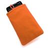 BoxWave Case Compatible with Astell & Kern SP1000 - Velvet Pouch, Soft Velour Fabric Bag Sleeve with Drawstring - Bold Orange view 2