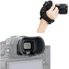 Camera Eyecup + Hand Strap: Soft Silicon Camera Viewfinder with Camera Hand Grip Strap for for Panasonic Lumix DC-GH6 DC-GH5S DC-GH5 view 1