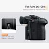 Camera Eyecup + Hand Strap: Soft Silicon Camera Viewfinder with Camera Hand Grip Strap for for Panasonic Lumix DC-GH6 DC-GH5S DC-GH5 view 4