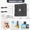 Maswell 5G Antenna Outdoor 2X2 MIMO | Up to 7.5dBi Cellular 600-8000MHz Omni Cross Polarized 4G LTE UWB 5G NR External Aerial with WiFi 6E for Caravan Home Rugged Router Modem | 2X SMA-Male view 2