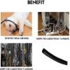 Cable Management Cord Cover Wire Loom Tubing Electric Insulation Sleeve Automotive Wiring Harness Protector Wrap Plastic Black (3/4"-12ft) view 3