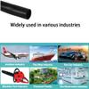 Cable Management Cord Cover Wire Loom Tubing Electric Insulation Sleeve Automotive Wiring Harness Protector Wrap Plastic Black (1/4"-32ft) view 3