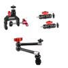 CAMVATE C Clamp Articulated 1/4"-20 Ball Head + Mini Ball Head + 11 inch Adjustable Articulating Friction Magic Arm view 1