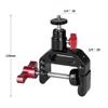 CAMVATE C Clamp Articulated 1/4"-20 Ball Head + Mini Ball Head + 11 inch Adjustable Articulating Friction Magic Arm view 3