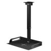 Universal Projector Ceiling Mount with Tray for Projector/Camera, Aluminum Alloy Boom-33lbs Load Capacity - Universal Bracket - Height Adjustable 11.4-22inches, in-Tube Cable Routing view 1