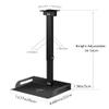 Universal Projector Ceiling Mount with Tray for Projector/Camera, Aluminum Alloy Boom-33lbs Load Capacity - Universal Bracket - Height Adjustable 11.4-22inches, in-Tube Cable Routing view 2