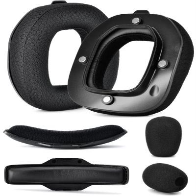 A40 TR Mod Kit  defean Replacement Earpads and Headband Compatible with Astro Gaming A40 TR Headset,Ear Cushions, Upgrade High-Density Noise Cancelling Foam, Added Thickness (Black Breathable Fabric)