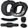 A40 TR Mod Kit  defean Replacement Earpads and Headband Compatible with Astro Gaming A40 TR Headset,Ear Cushions, Upgrade High-Density Noise Cancelling Foam, Added Thickness (Black Breathable Fabric) view 1