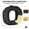 A40 TR Mod Kit  defean Replacement Earpads and Headband Compatible with Astro Gaming A40 TR Headset,Ear Cushions, Upgrade High-Density Noise Cancelling Foam, Added Thickness (Black Breathable Fabric) view 3